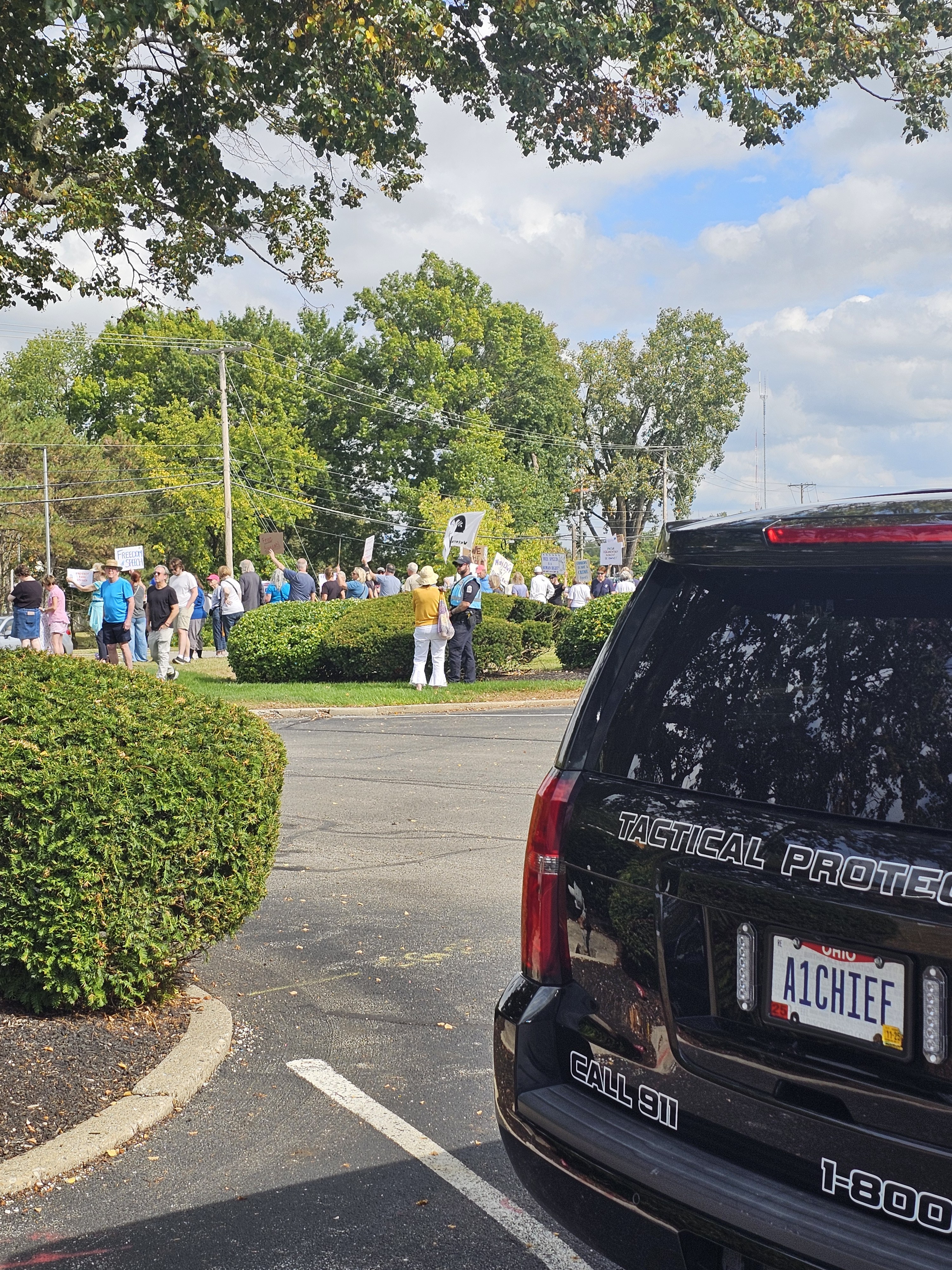 Tactical Protection Services patrol vehicle at a special event